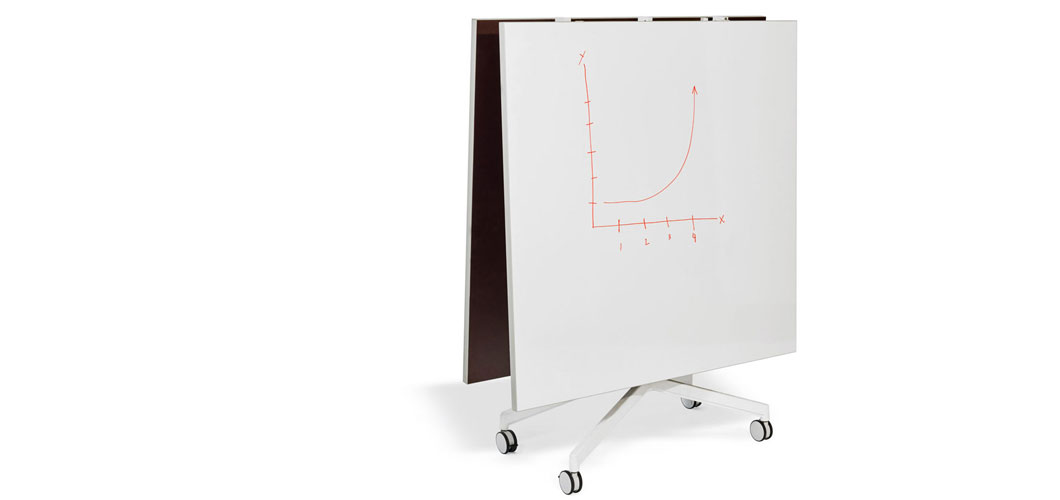Pixel Y-Fold Markerboard Meeting Tables by Knoll