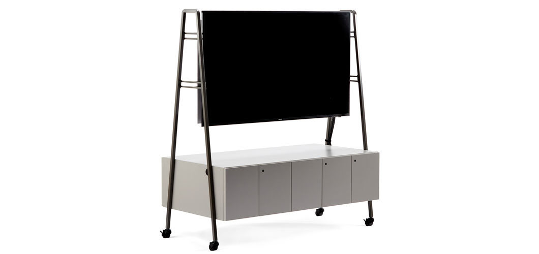 Rockwell Unscripted Media Cart for the open plan immersive workplace