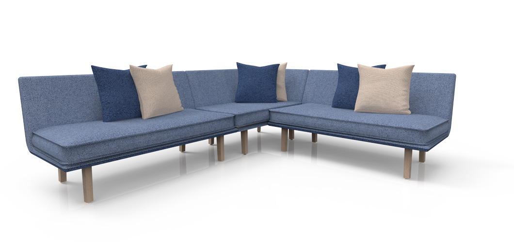 Rockwell Unscripted Modular Lounge Sofa by Knoll