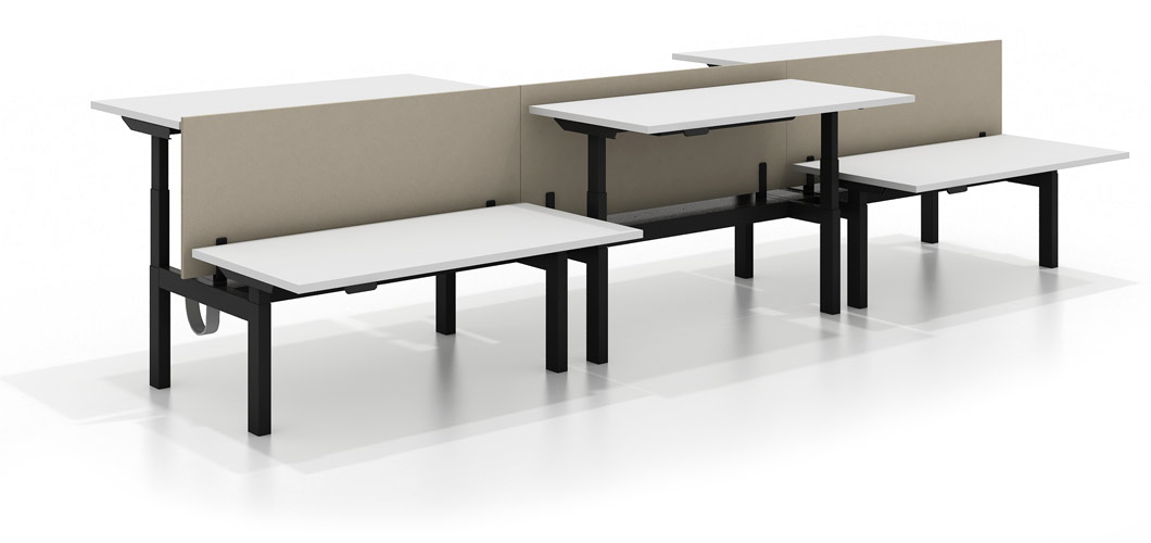 k bench Height Adjustable Benching System Knoll