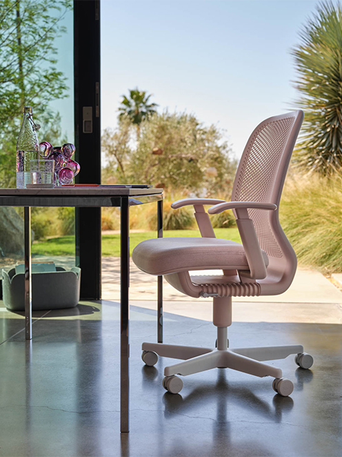Newson Task Chair and Hipso Height Adjustable Desk