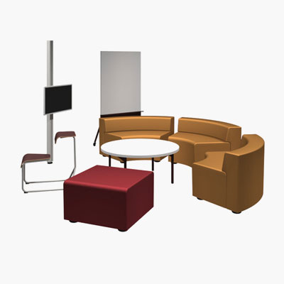 Knoll 3D Furniture Symbols